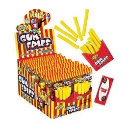 GUM FRIES CAJA AMARILLA Y ROJA JOJO - 12 U