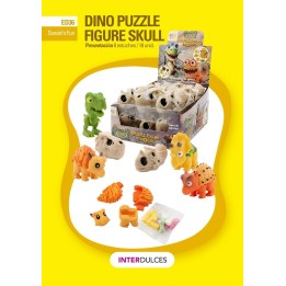DINO PUZZLE FIGURE SKULL 18 UDS
