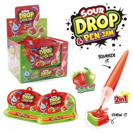 SOUR DROP & PEN JAM MANZANA/FRESA - 12 U