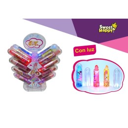 PINTALABIOS CON LUZ (LIPSTICK LASER CANDY) - 24 U