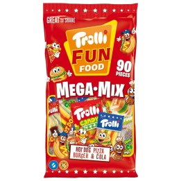 BOLSA MEGA MIX TROLLI 90 UDS 0,15 €