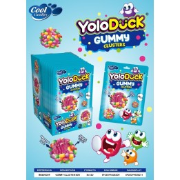 YOLO DUCK GUMMY CLUSTERS 0.30 - 12 U
