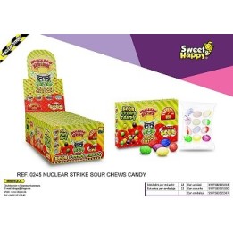 NUCLEAR STRIKE SOUR CHEWS 1 € 12 UDS