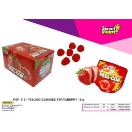 PEELABLE GUMMIES FRESA 12UDS AN-BA