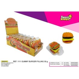 GUMMY BURGER CON RELLENO 12 UDS 1 € AN-BA