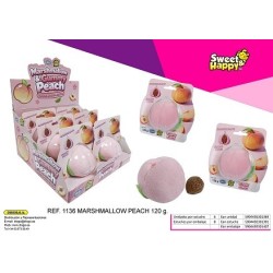 MARSMALLOW MAXI MELOCOTON PELABLE 120G 6 UDS