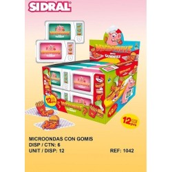 MICROONDAS CON GOMITAS 12 UDS