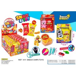 SNACK & TOY (PATATAS CON JUGUETE) 12 UDS 2€
