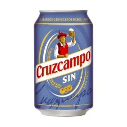 LATA CRUZCAMPO SIN ALCOHOL 24 uds.