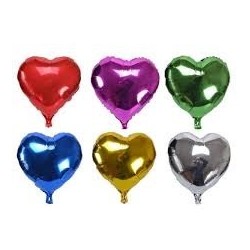 GLOBOS CORAZON METALICOS 0.10 - 50 U