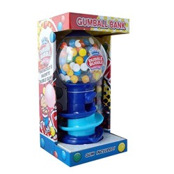 MAQUINA CHICLES AZUL DUBBLE BUBBLE BANK 8.00