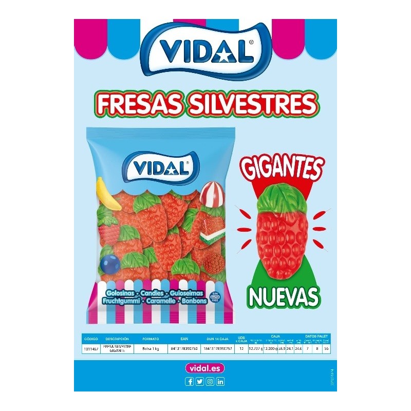 MAXI FRESA VIDAL 0.25 - 1 KG