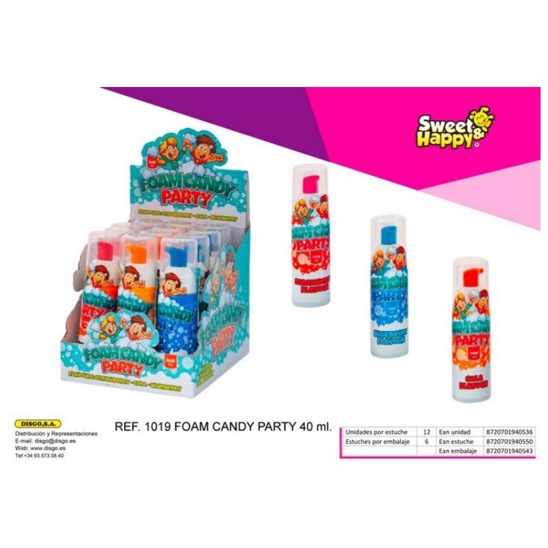 FOAM CANDY PARTY - 12 U