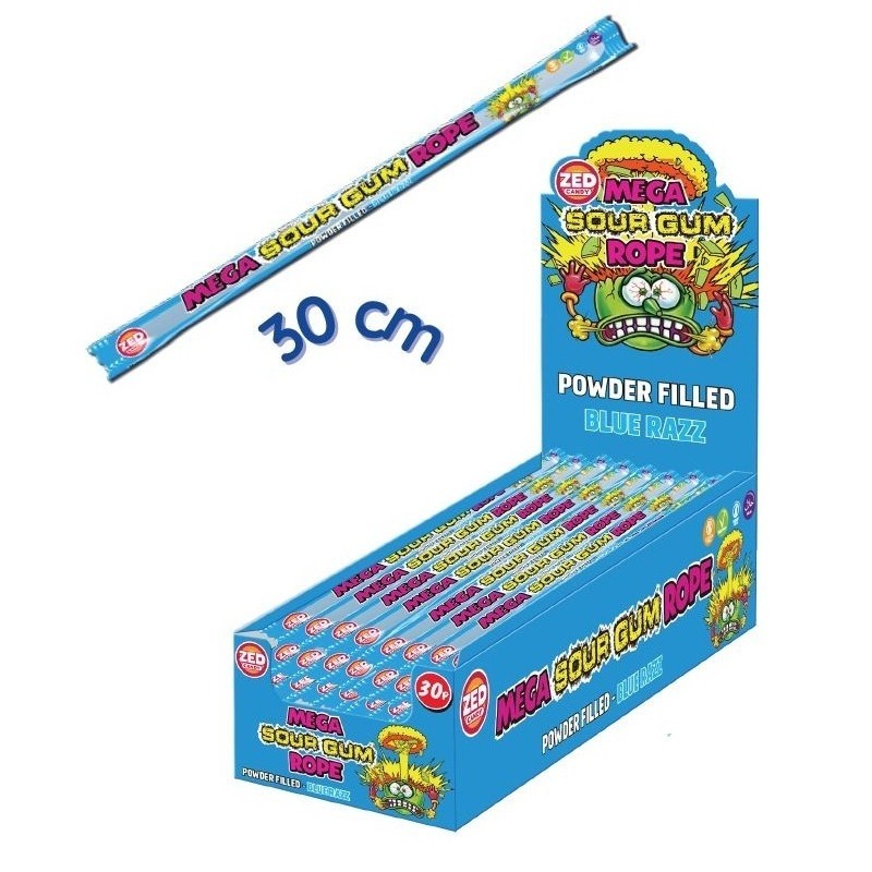 MEGA SOUR GUM ROPE - 30 U