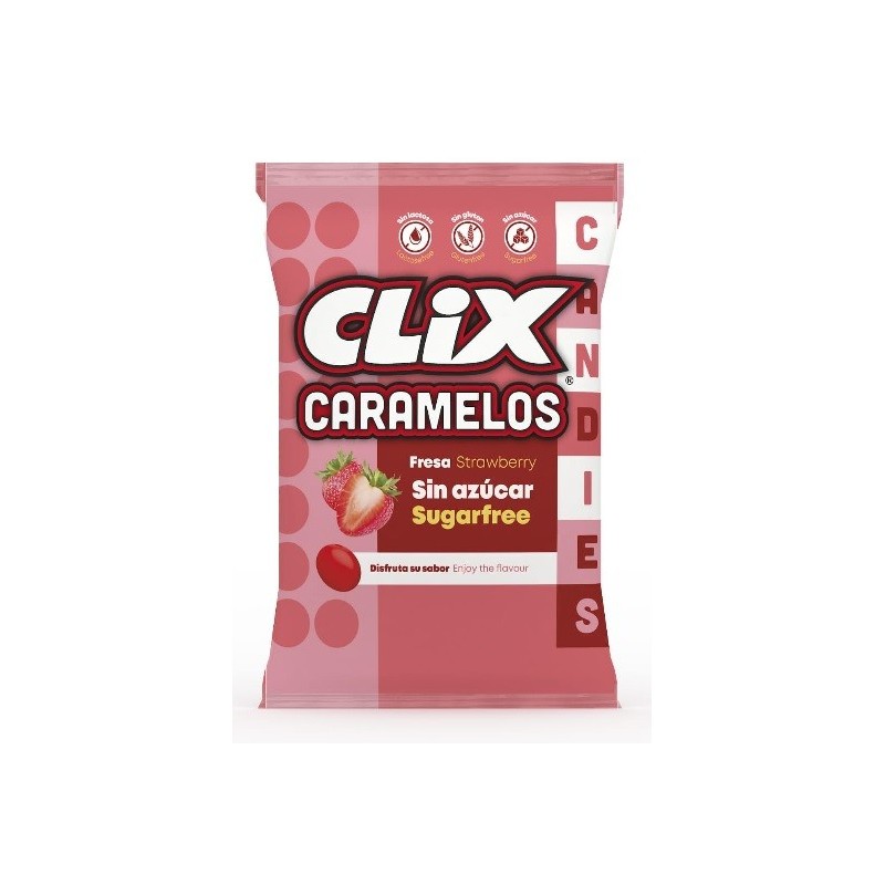 CARAMELO CLIX FRESA BOLSITA 20 U