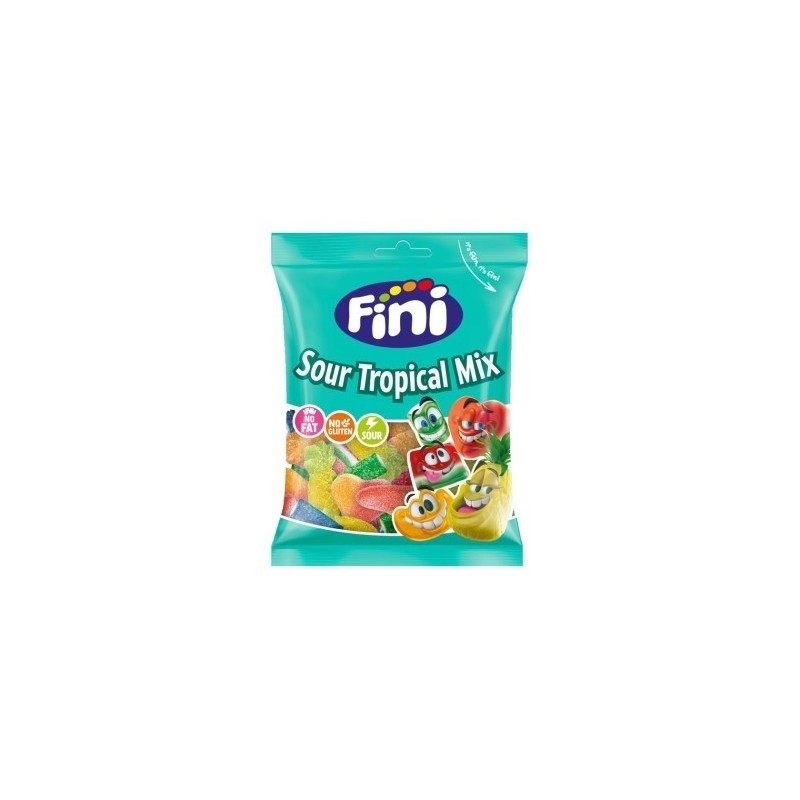 BOLSITA SOUR TROPICAL MIX FINI 100 GR 0.90 - 12 U.