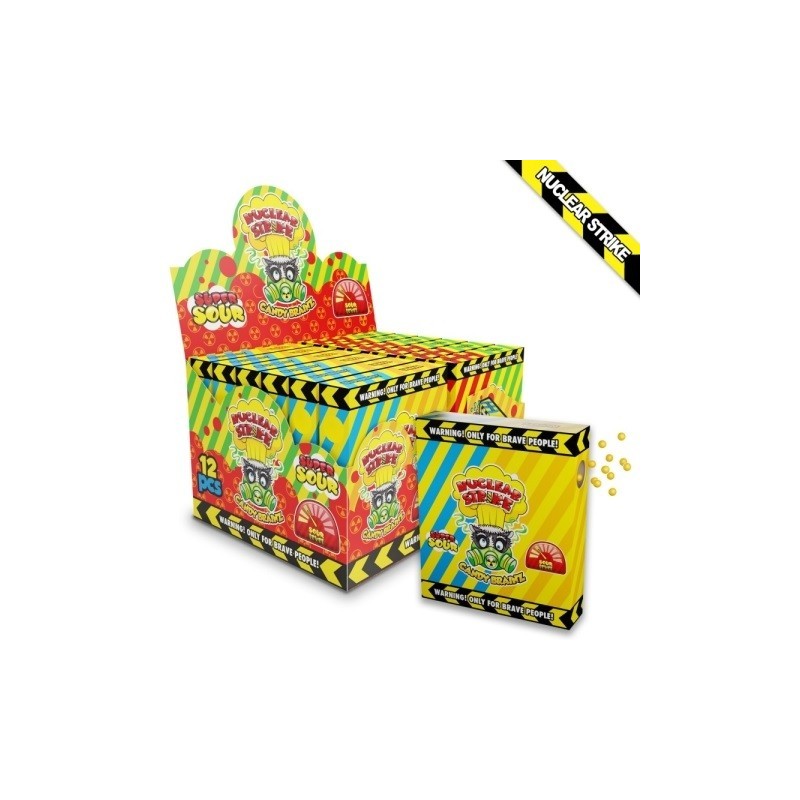 NUCLEAR STRIKE CANDY BRAINZ SOUR 12 UDS