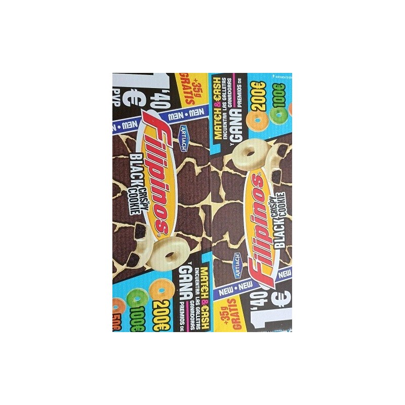 FILIPINO BLACK CRISPY COOKIE 100 GRS ARTIACH PVP 1.40 - 12 U