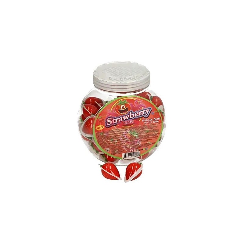 TARRO CHICLE FRESA RELLENA 0.35 - 50 U