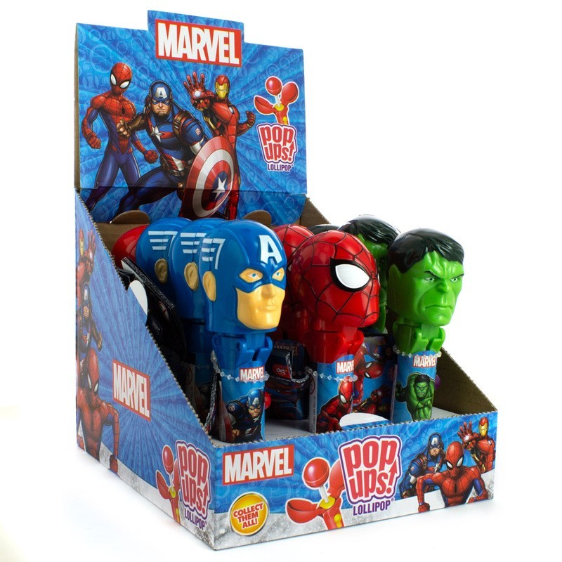 PUSH LOLLIPOP MARVEL 1.80 - 12 U