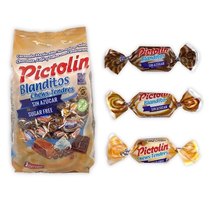 PICTOLIN MASTICABLE TOFFE S/A 0,10 € - 200 uds (1 kg.)