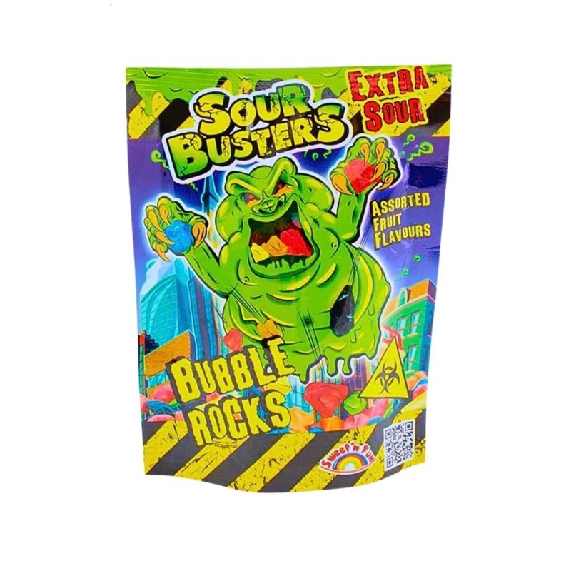 SOUR BUSTERS BUBBLE ROCKS 1€ 12 UDS COOL