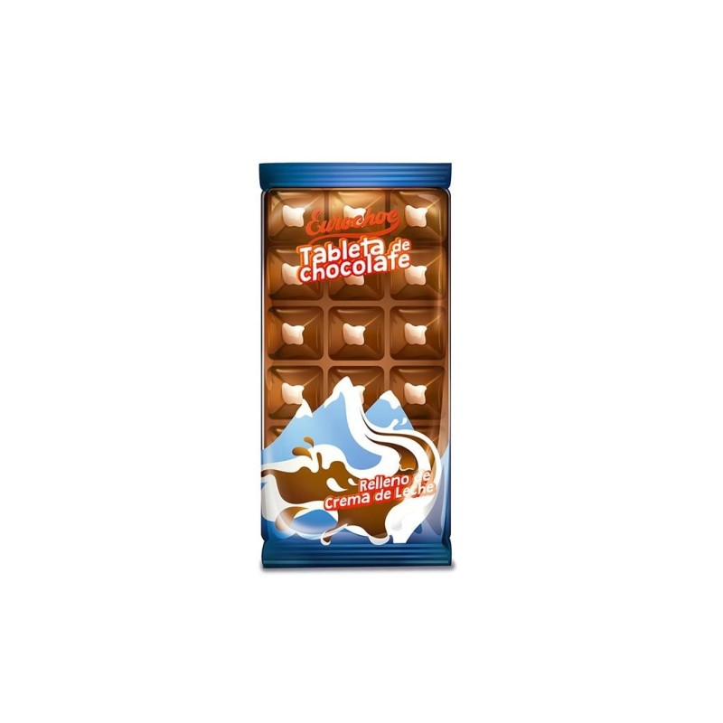 TABLETA CHOCOLATE MONTAÑAS EUROCHOC 15 U