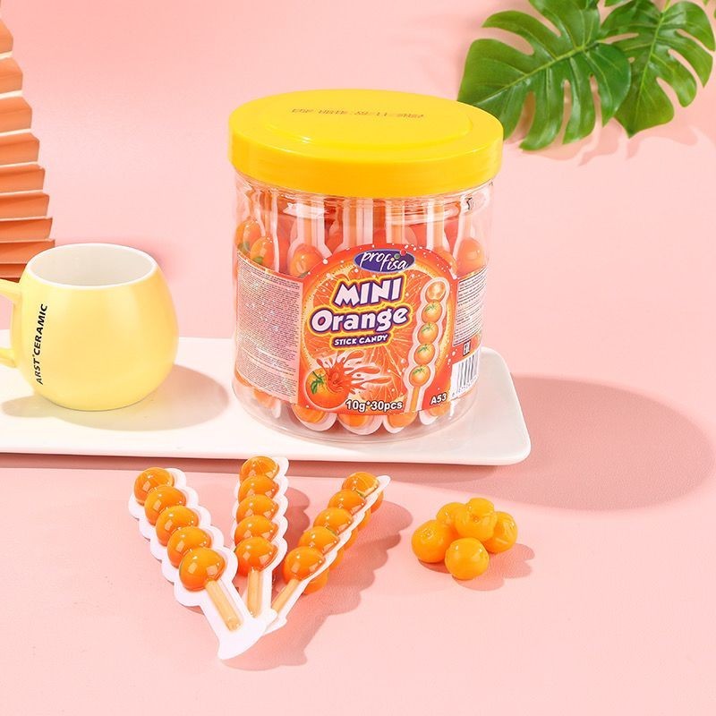 TARRO STICK MINI NARANJA RELLENA PROFISA 30 U