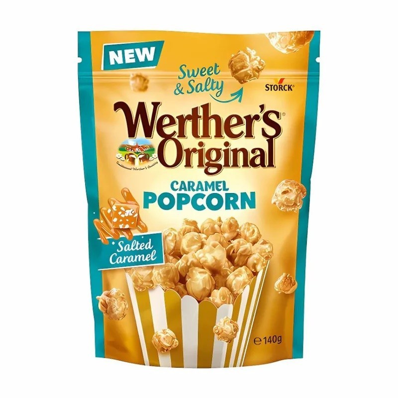 PALOMITAS CARAMELO WERTHERS CARAMELO SALADO 140 GRS 2,80 €