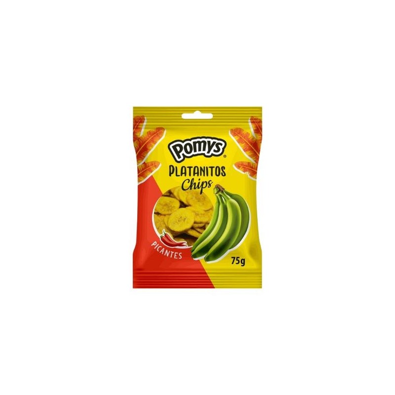 POMYS PLATANITOS CHIPS PICANTE 1,20 € 15 UDS