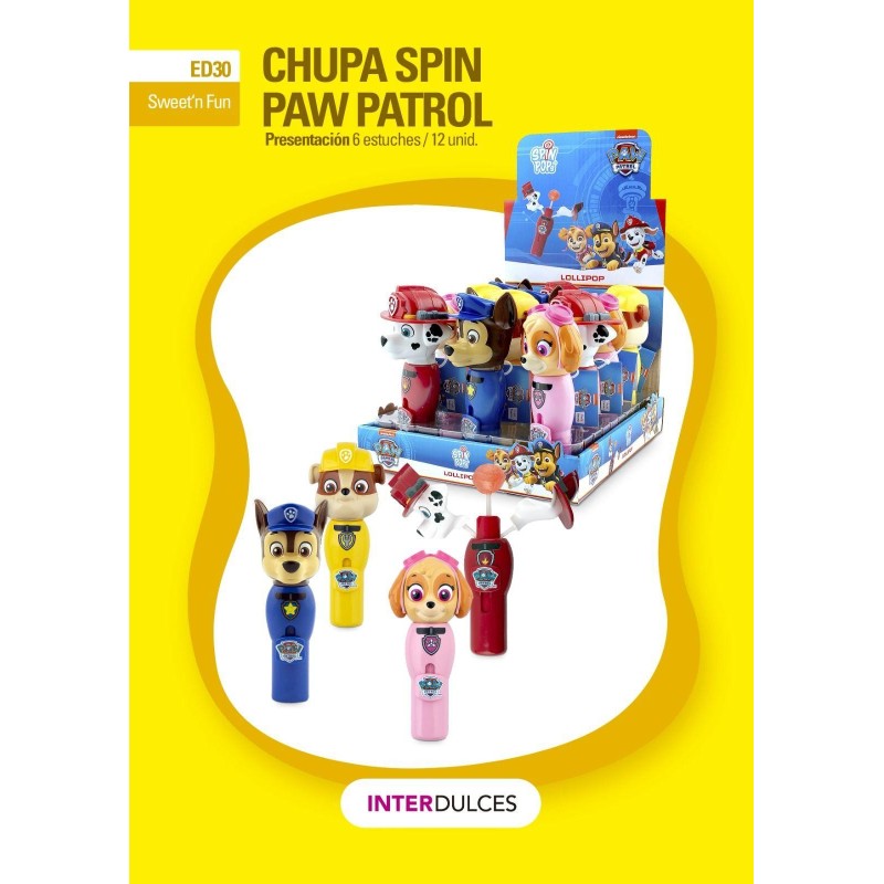 SPIN POPS PAW PATROL 12 UDS 2.60 €