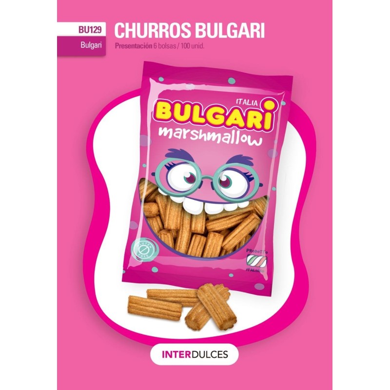 CHURROS CHOCOLATE BULGARI 0.15 - 100 U
