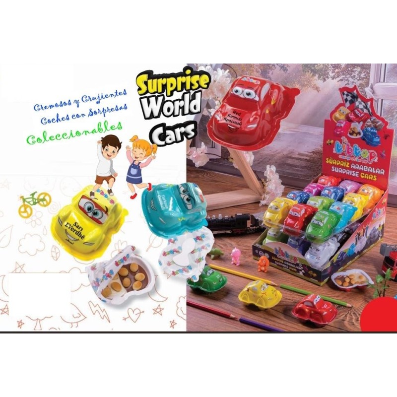 CARS SORPRESA CHOCOLATE - 24 U