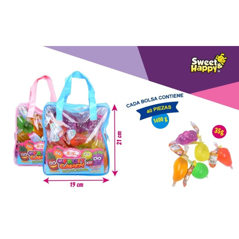 BOLSITO FRUIT CANDY JAR - 40 U