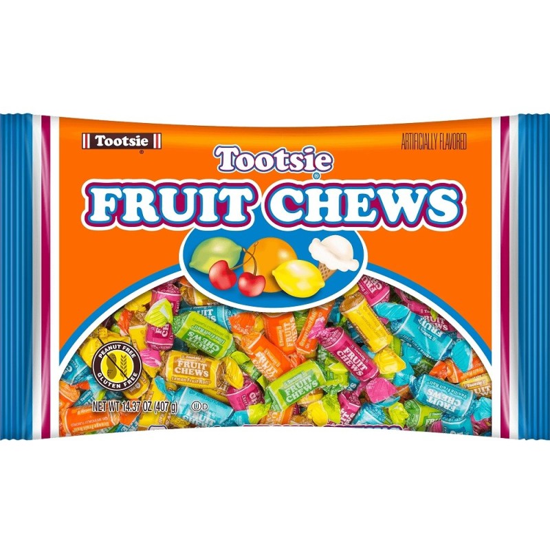 TOOTSIE ROLL FRUIT CHEWS 0,05€ KG (CARAMELO MASTICABLE)