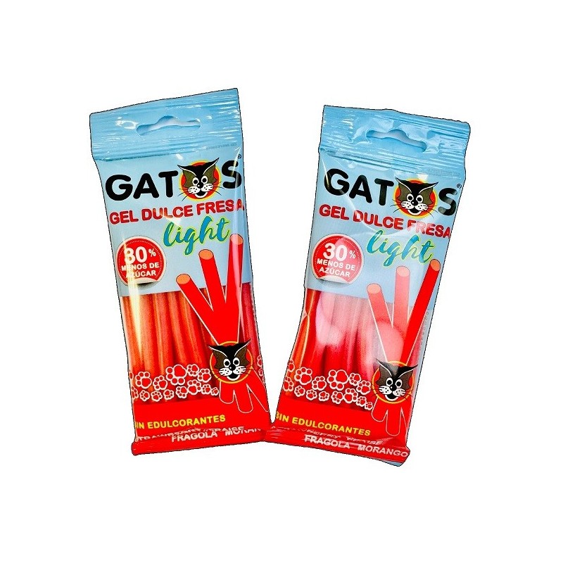 REGALIZ EL GATO FRESA LIGHT BOLSITAS 0.90 - 20 U