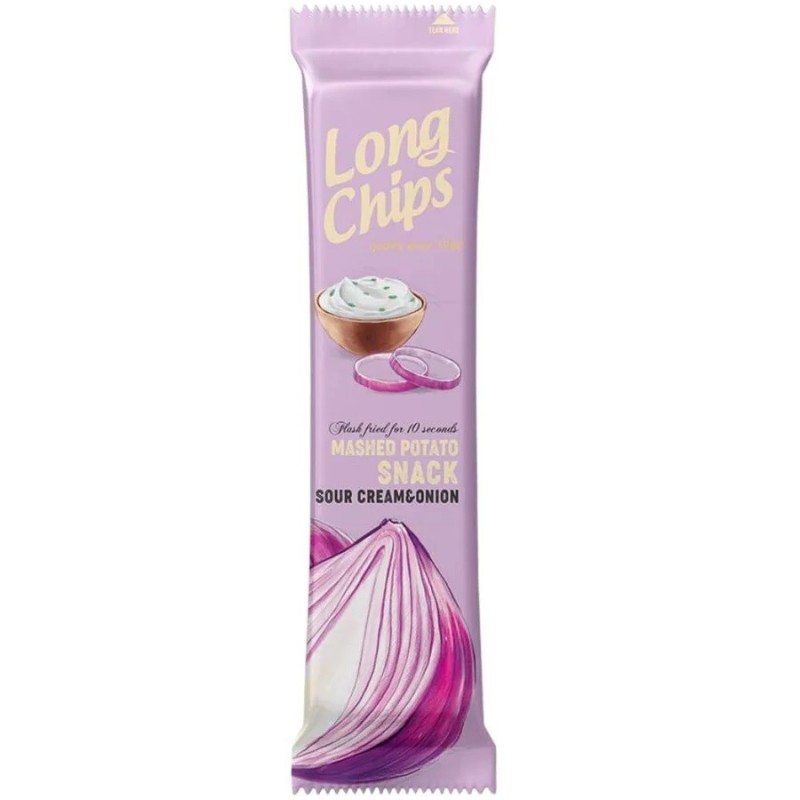 LONG CHIPS SOUR CREAM&ONION 1,20 € 75 G