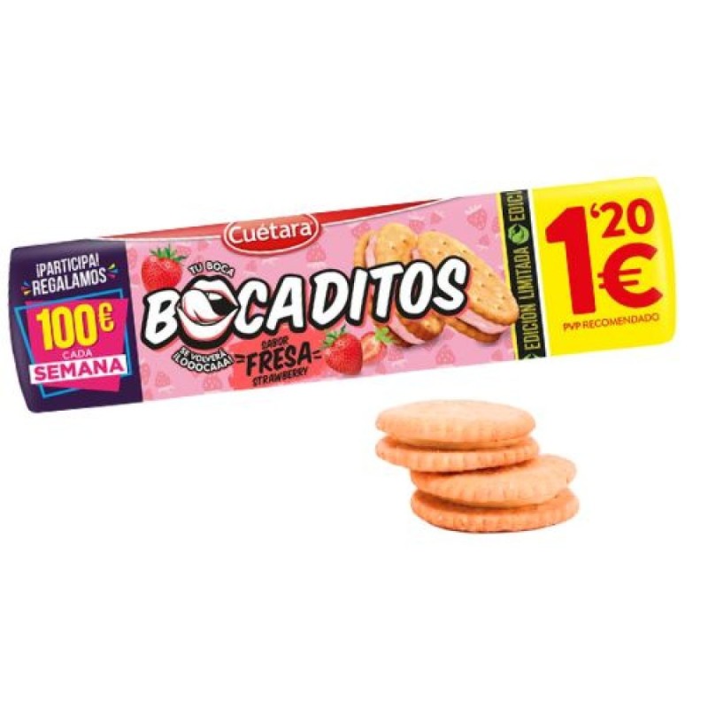BOCADITOS FRESA PVP 1.20 - 15 U