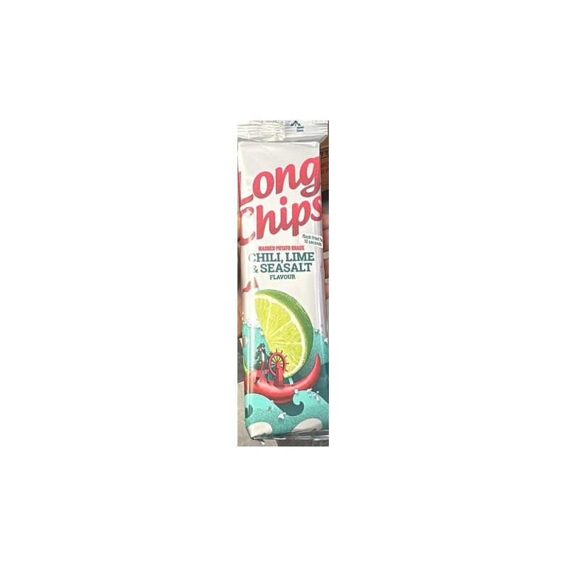 LONG CHIPS CHILI, LIME ¬ SEA SALT 1,20 € 75 G