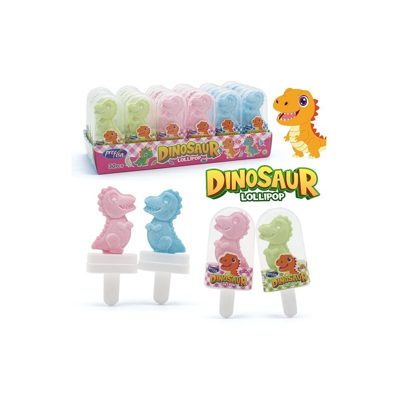 DINOSAURIO LOLLIPOP - 30 U