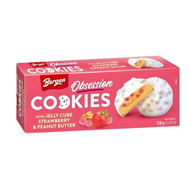 COOKIES OBSESSION STRAWBERRY&PEANUT BUTTER 128 GRS