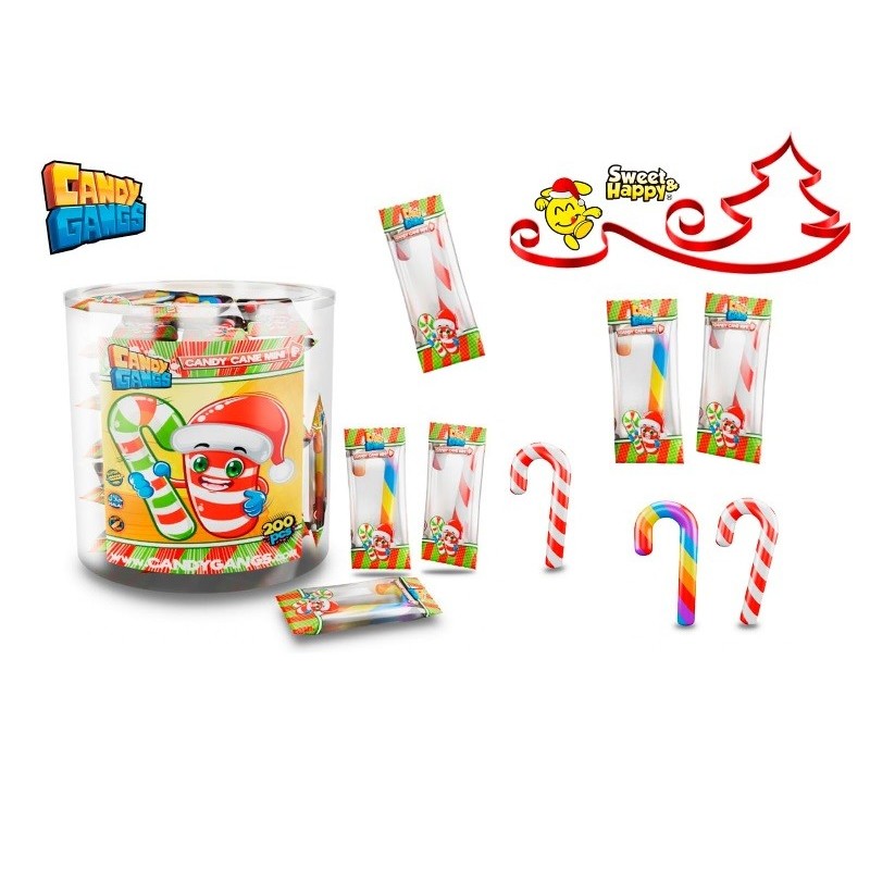 MINI BASTON NAVIDAD (MINI CANDY CANE) - 200 U