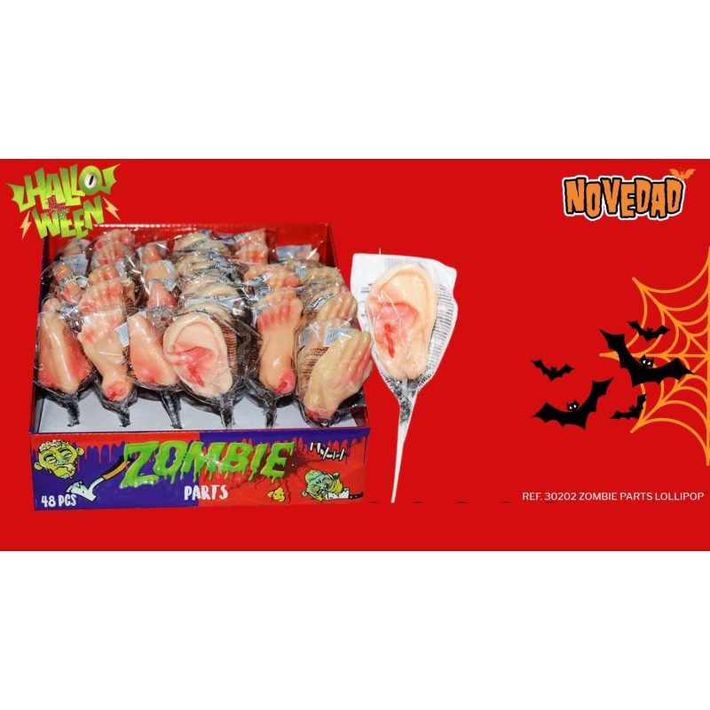 PIRULETA SENTIDOS HALLOWEEN - 48 U