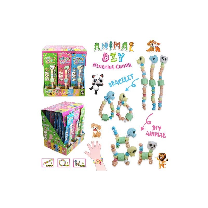 ANIMAL DIY BRACELET CANDY - 24 U