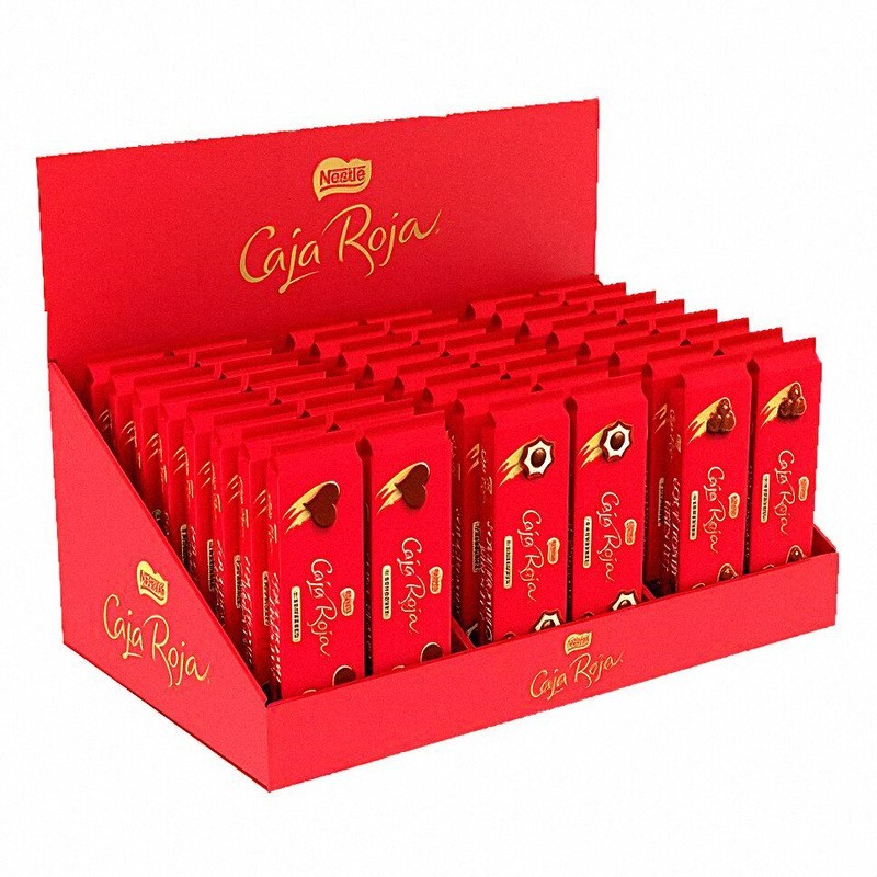 EXPOSITOR CAJA ROJA BLISTER 48 UDS 1,60 €