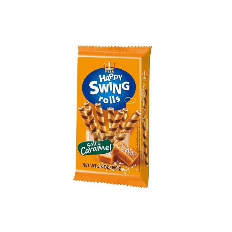 ROLLOS BARQUILLOS SALTY CARAMEL  150 G 1,20€