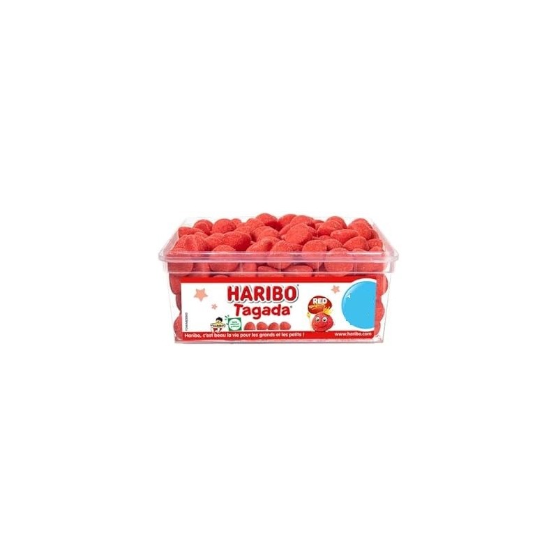 TAGADA FRESA HARIBO TARRO 750 GRS 150 U