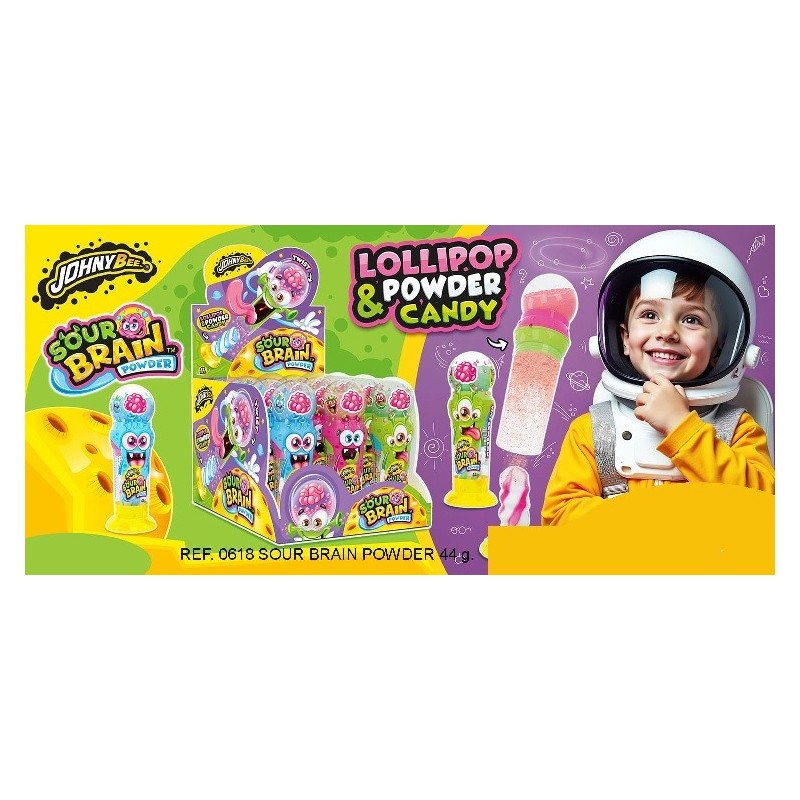SOUR BRAIN POWDER JOHNYBEE - 12 U