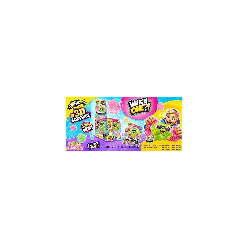 SURPRISE 3D PELABLE 12 UDS 1.60 €