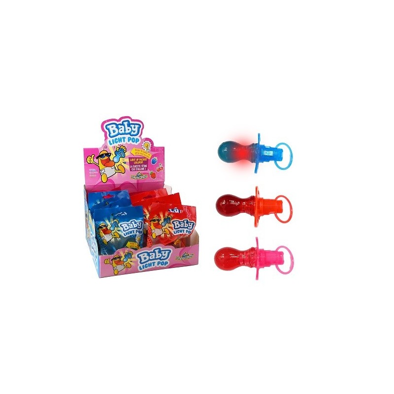 BABY LIGHT POP (CHUPE CON LUZ) 12 UDS FUNNYCANDY